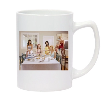 Teri Hatcher 14oz White Statesman Mug