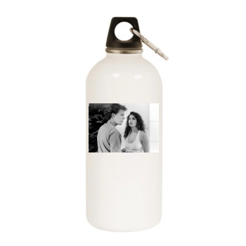 Teri Hatcher White Water Bottle With Carabiner