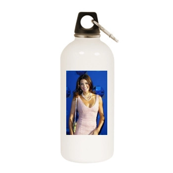 Teri Hatcher White Water Bottle With Carabiner