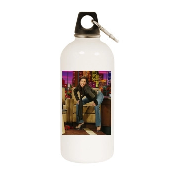 Teri Hatcher White Water Bottle With Carabiner