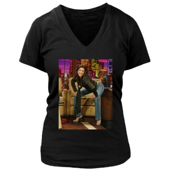 Teri Hatcher Women's Deep V-Neck TShirt