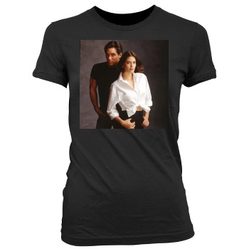 Teri Hatcher Women's Junior Cut Crewneck T-Shirt