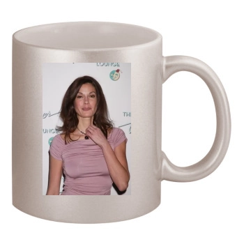 Teri Hatcher 11oz Metallic Silver Mug