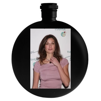 Teri Hatcher Round Flask