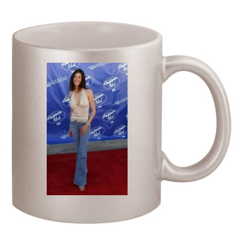 Teri Hatcher 11oz Metallic Silver Mug