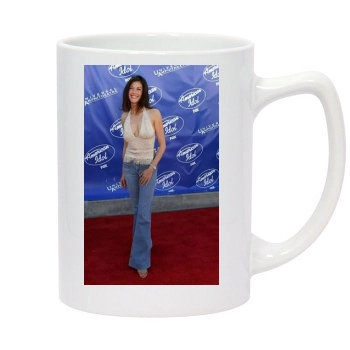 Teri Hatcher 14oz White Statesman Mug