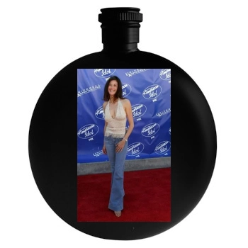 Teri Hatcher Round Flask