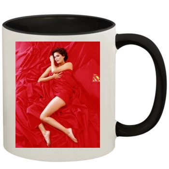 Teri Hatcher 11oz Colored Inner & Handle Mug