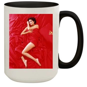 Teri Hatcher 15oz Colored Inner & Handle Mug