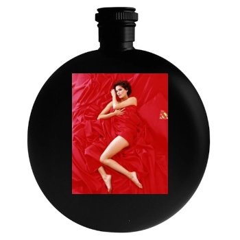 Teri Hatcher Round Flask