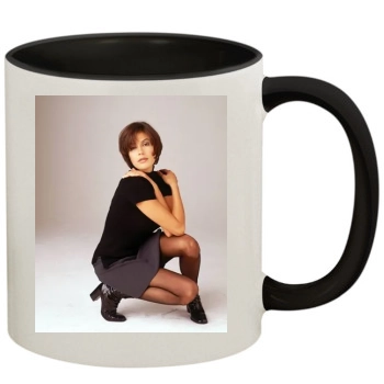 Teri Hatcher 11oz Colored Inner & Handle Mug