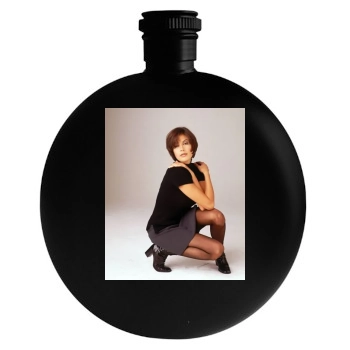 Teri Hatcher Round Flask