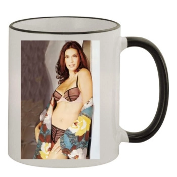 Teri Hatcher 11oz Colored Rim & Handle Mug