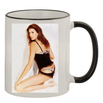 Teri Hatcher 11oz Colored Rim & Handle Mug