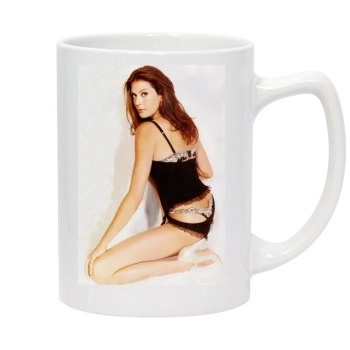 Teri Hatcher 14oz White Statesman Mug