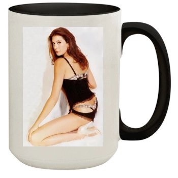 Teri Hatcher 15oz Colored Inner & Handle Mug