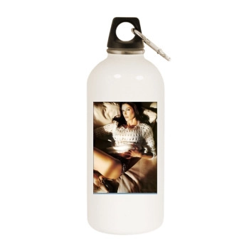 Teri Hatcher White Water Bottle With Carabiner