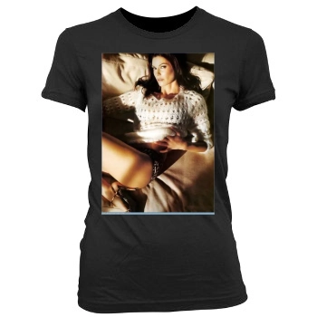 Teri Hatcher Women's Junior Cut Crewneck T-Shirt