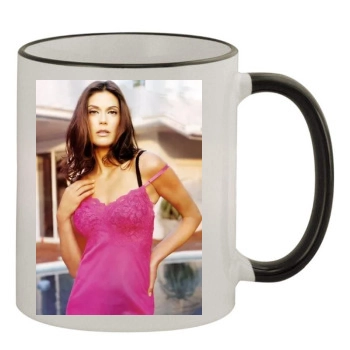 Teri Hatcher 11oz Colored Rim & Handle Mug