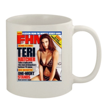 Teri Hatcher 11oz White Mug