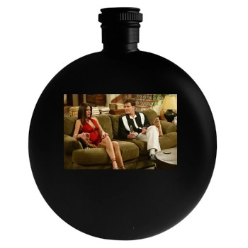 Teri Hatcher Round Flask