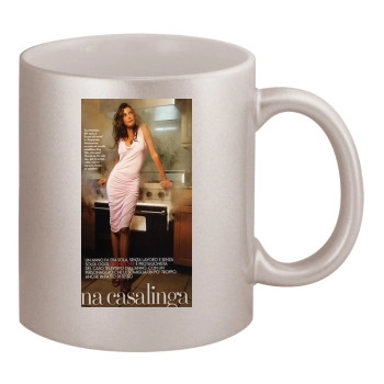 Teri Hatcher 11oz Metallic Silver Mug