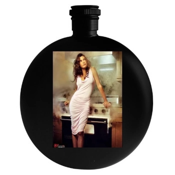 Teri Hatcher Round Flask