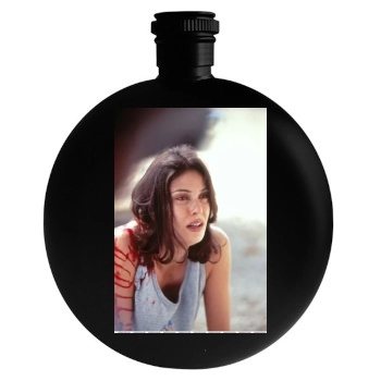 Teri Hatcher Round Flask