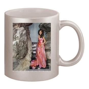 Teri Hatcher 11oz Metallic Silver Mug