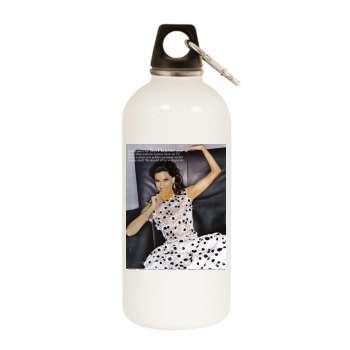 Teri Hatcher White Water Bottle With Carabiner