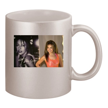 Thalia 11oz Metallic Silver Mug