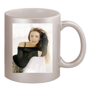 Thalia 11oz Metallic Silver Mug