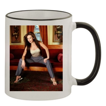 Thalia 11oz Colored Rim & Handle Mug