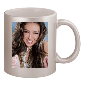 Thalia 11oz Metallic Silver Mug