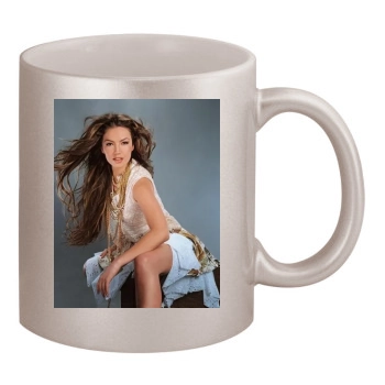 Thalia 11oz Metallic Silver Mug