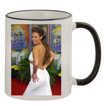 Thalia 11oz Colored Rim & Handle Mug