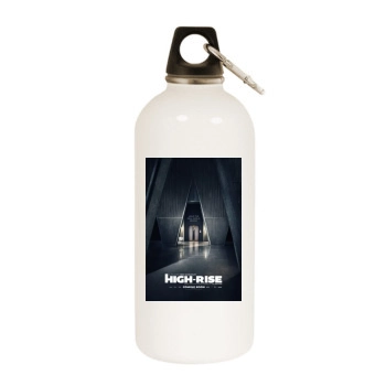 High Rise 2015 White Water Bottle With Carabiner