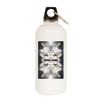 High Rise 2015 White Water Bottle With Carabiner