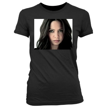 Thandie Newton Women's Junior Cut Crewneck T-Shirt