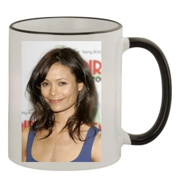 Thandie Newton 11oz Colored Rim & Handle Mug