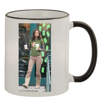 Thandie Newton 11oz Colored Rim & Handle Mug