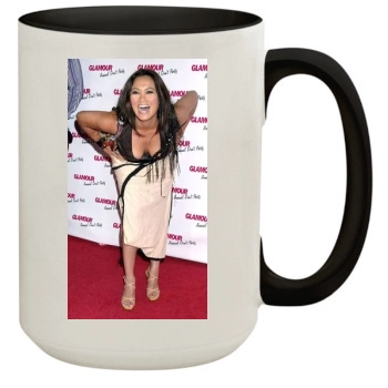 Tia Carrere 15oz Colored Inner & Handle Mug