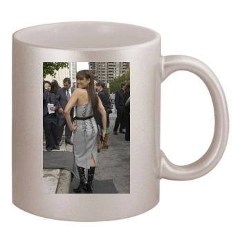 Tia Carrere 11oz Metallic Silver Mug