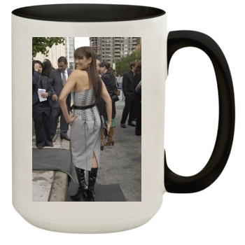 Tia Carrere 15oz Colored Inner & Handle Mug