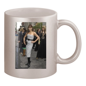 Tia Carrere 11oz Metallic Silver Mug