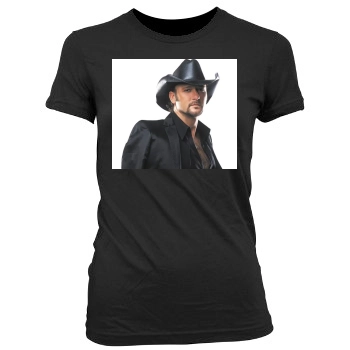 Tim McGraw Women's Junior Cut Crewneck T-Shirt