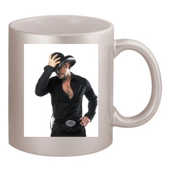 Tim McGraw 11oz Metallic Silver Mug