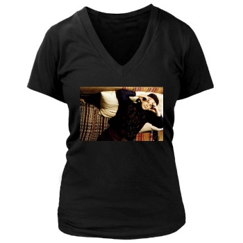 Tim Robbins Women's Deep V-Neck TShirt