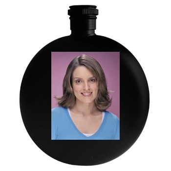 Tina Fey Round Flask