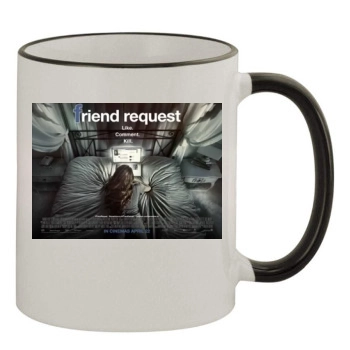 Friend Request 2016 11oz Colored Rim & Handle Mug